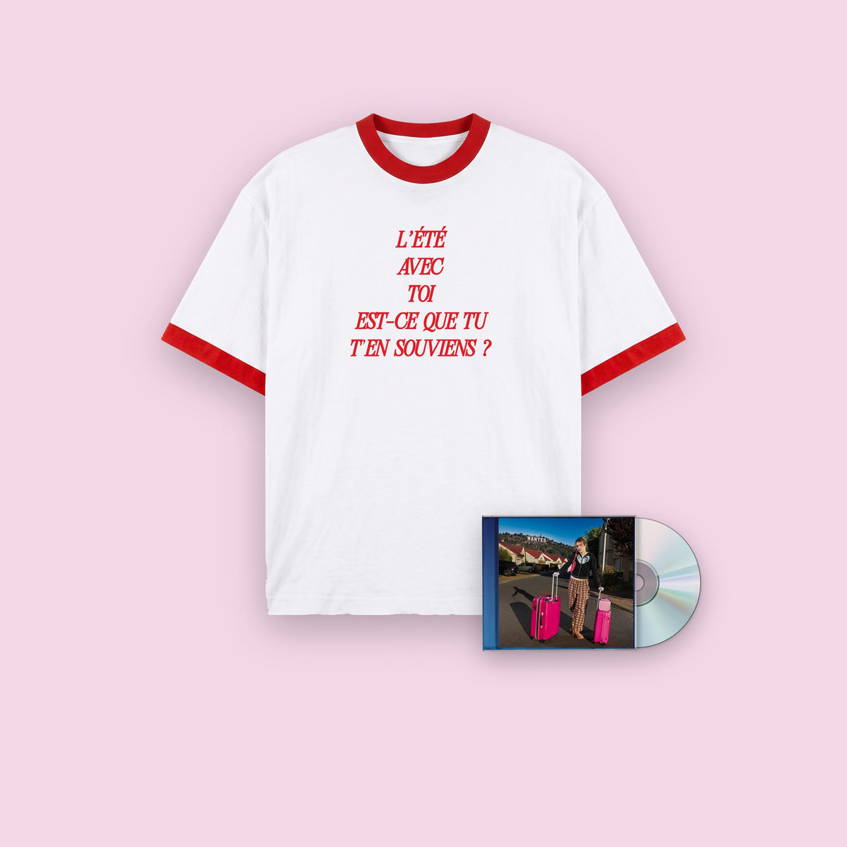 PACK (RE) · T-SHIRT BLANC & ROUGE