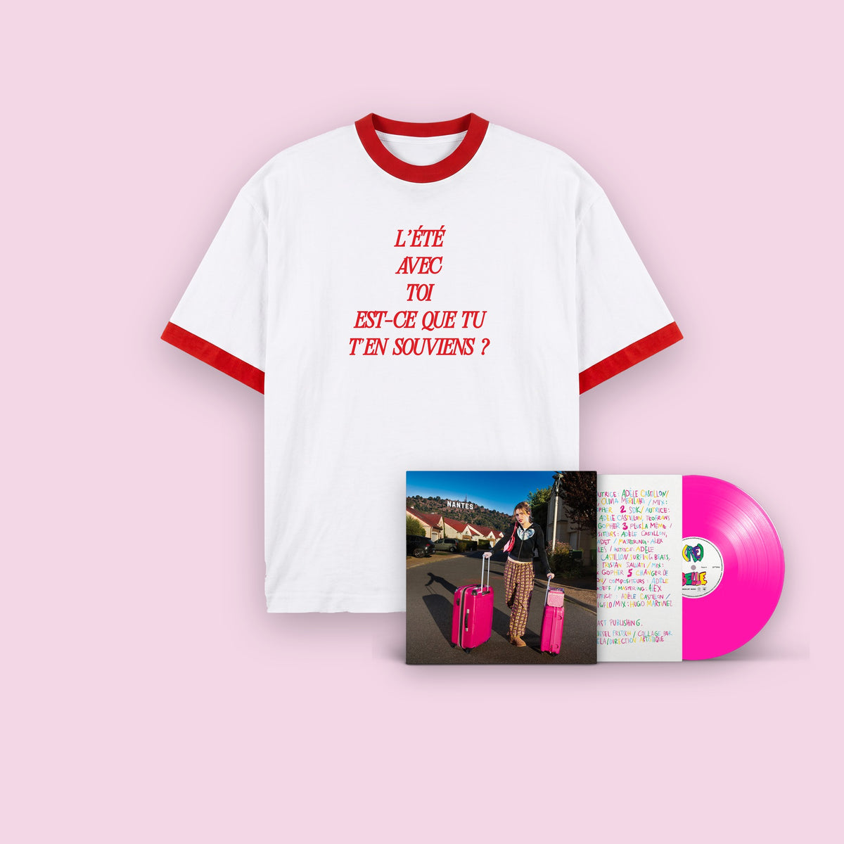 PACK (RE) · T-SHIRT BLANC & ROUGE
